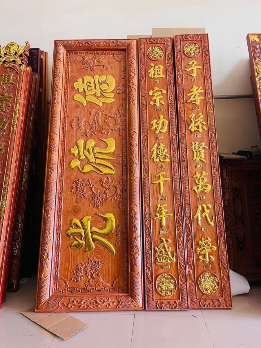mẫu hoành phi câu đối đơn giản-đẹp